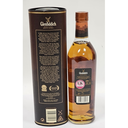 627 - Glenfiddich Rich Oak 14 year old single malt Scotch whisky, matured for 14 years and then delicately... 