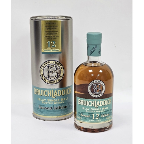 630 - Brookladdich 12 year old Islay single malt Scotch whisky, 2nd edition, 700ml, 46% vol, housed in ori... 