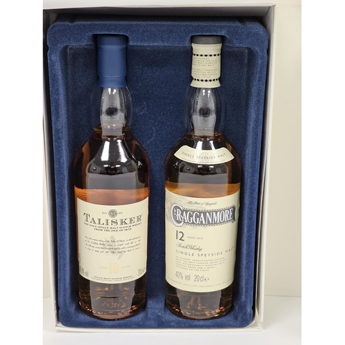 631 - Talisker 10 and Cragganmore 12 year old single malt Scotch whisky, both 20cl, 45.8% vol and 40% vol ... 