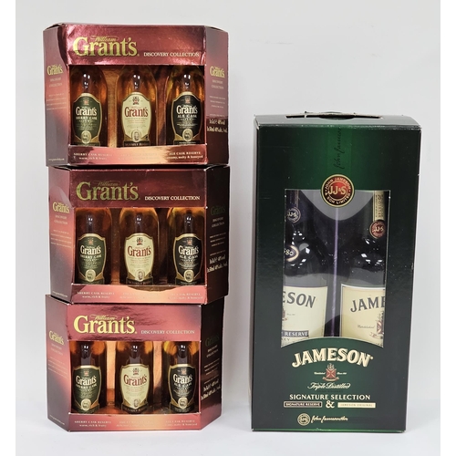 632 - Jamiesons Triple Distilled Irish whisky Signature selection, comprising Signature Reserve and Jamies... 