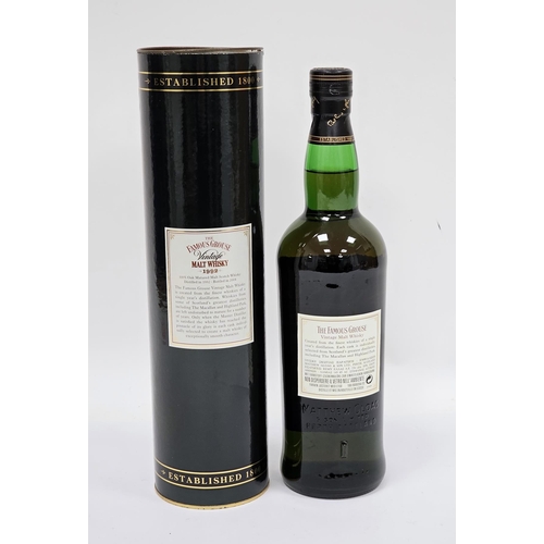 638 - The Famous Grouse vintage malt whisky 1992 100% oak matured malt scotch whisky distilled 1992 bottle... 