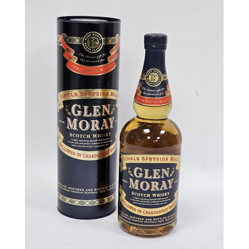 640 - Bottle of Glen Moray single Speyside malt scotch whisky mellowed in Chardonnay barrels distilled, ma... 