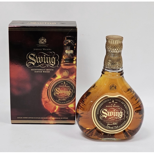 641 - Johnnie Walker Swing blended scotch whisky named for its rocking bottle 75cl 43% vol housed in its o... 