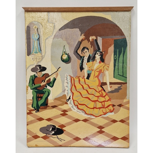 174 - Sari (20th century)
 Watercolour
 Venetian scene with gondolas, signed lower right, framed and glaze... 