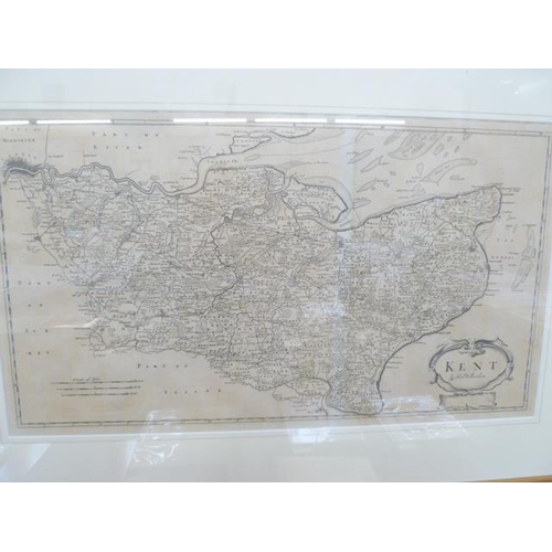 108 - Four maps by Robert Morden - 'Map of the Kingdom of Ireland' sold by Abel Swale and John Churchill, ... 