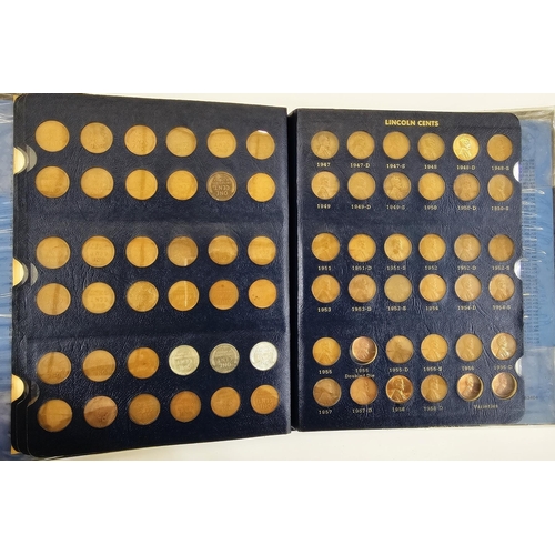 143 - Whitman Folder of almost complete set of Lincoln cents from 1909 to 1983, dates missing; 1909 - S VD... 