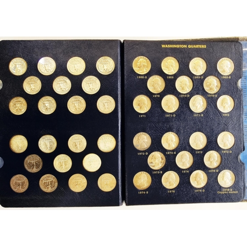 146 - Whitman Folder of complete set of Washington Quarters from 1932 to 1983, various grades