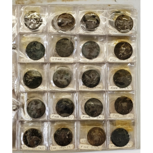 184 - An accumulation of coins in aluminium box and collector's folder, interesting lot with pre 20 silver... 