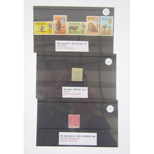 325 - Br Empire stamps: QV-QEII issues, mint & used, mainly definitive of various countries and territorie... 