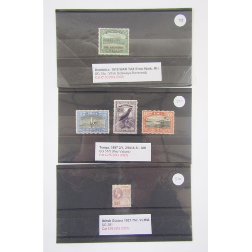 325 - Br Empire stamps: QV-QEII issues, mint & used, mainly definitive of various countries and territorie... 