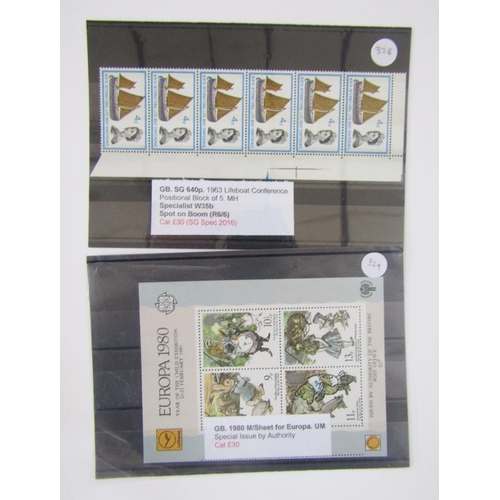 342 - GB Stamps: QEII mint and used, pre-decimal and decimal, on 14 stockcards with sets, blocks and varie... 