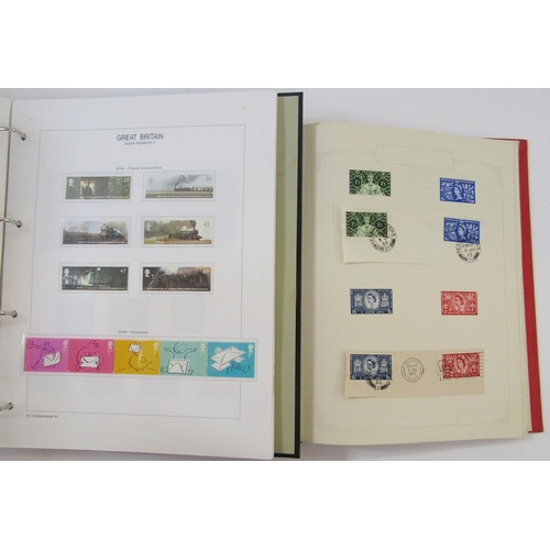 357 - GB and World stamps: With face value of £650+, boxed GB collection of 2 Royal Mail albums of mint is... 