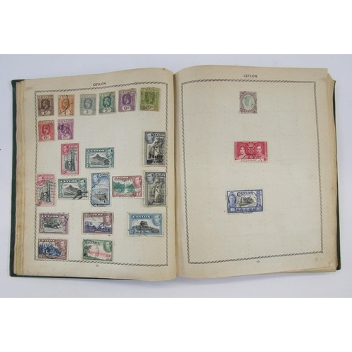 359 - All World: Old ‘Triumph’ album of mostly used definitives and commemoratives, QV-early QEII. GB incl... 