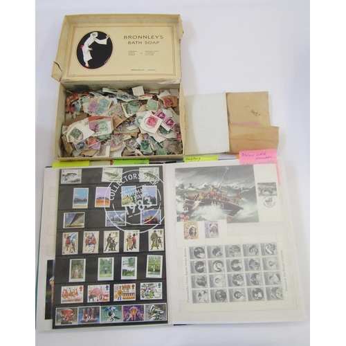 362 - GB & World stamps: Large box including c£50 face value QEII mint GB commemoratives and 100+ purposed... 