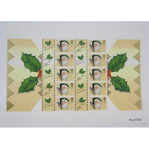 366 - GB stamps: With face value £120+, booklet strips, panes and PO Label Sheets including scarcer ‘Robin... 