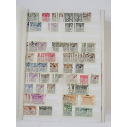 372 - Portugal Stamps: Large 48 page stock book of mint and used from early issues to modern day including... 