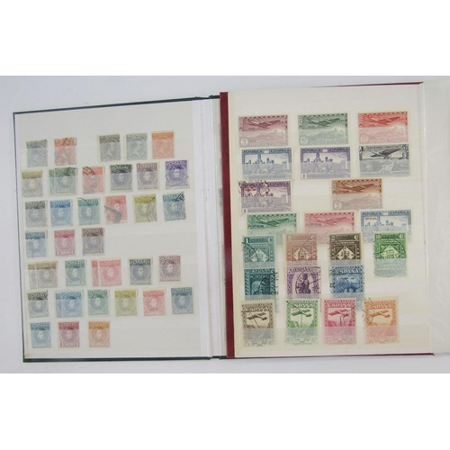 374 - Stamps of Spain: Two small stockbooks mint and used, from first 1850 issue to 1938 including definit... 