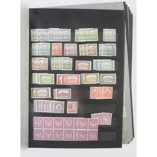 376 - Hungary Stamps: Numerous mint issues and sets in 2 A4 stock books from 1900 to 1980s, definitives, c... 