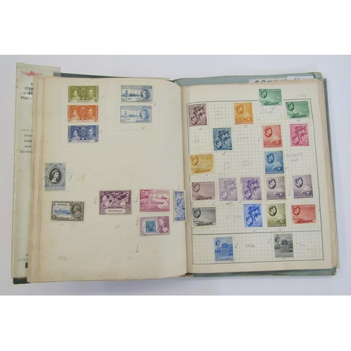 381 - World Stamps: Swiftsure album with 2 Zanzibar covers of 1964 used sets complete. In muddled order wi... 