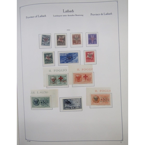 395 - German stamps: High grade mint and used Third Reich and German Occupation collection in 4 quality bl... 