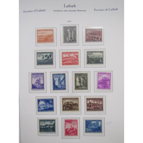 395 - German stamps: High grade mint and used Third Reich and German Occupation collection in 4 quality bl... 