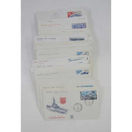 399 - French Australasia and Antarctica stamps: Sleeve of over 150 first day and other commemorative cover... 