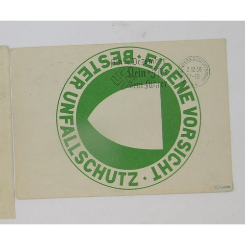 400 - German stamps: Sleeve of various Zeppelin-related covers and postcards, 8 postally used from 1938/39... 