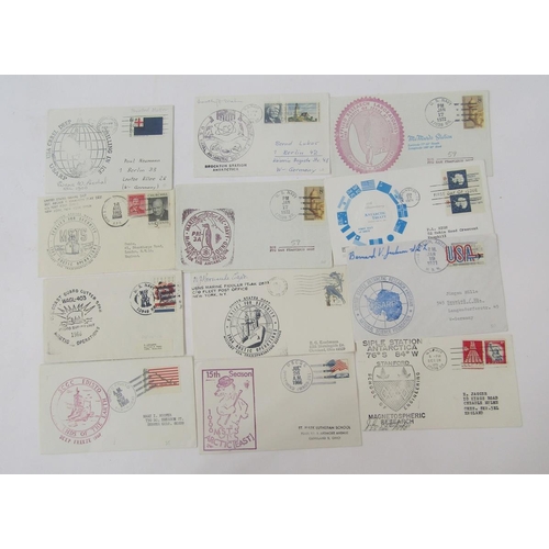 413 - USA Polar Stamps: Some 80 event-specific covers relating to polar region and exploration, some signe... 