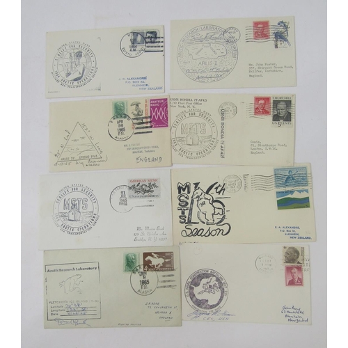 413 - USA Polar Stamps: Some 80 event-specific covers relating to polar region and exploration, some signe... 