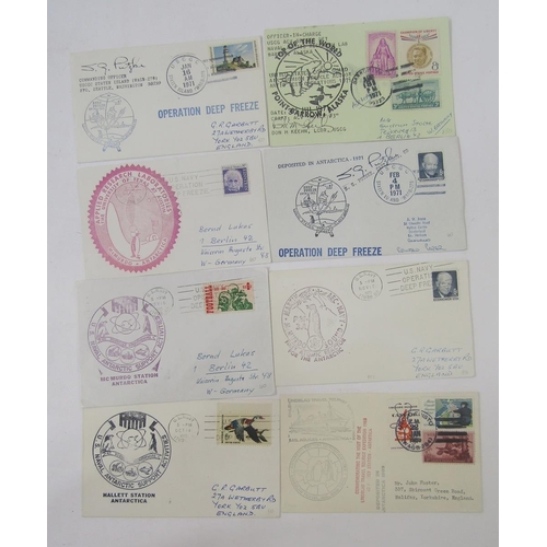 413 - USA Polar Stamps: Some 80 event-specific covers relating to polar region and exploration, some signe... 