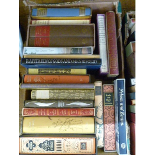 97 - Large quantity of Folio Society, all within their slip cases, to include Ruskin 