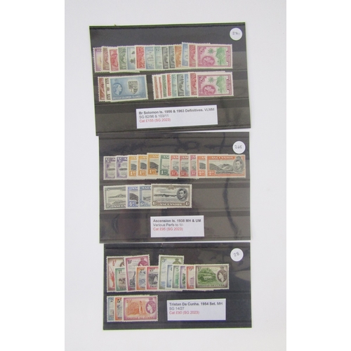 325 - Br Empire stamps: QV-QEII issues, mint & used, mainly definitive of various countries and territorie... 