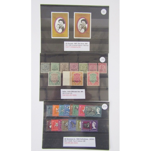 325 - Br Empire stamps: QV-QEII issues, mint & used, mainly definitive of various countries and territorie... 