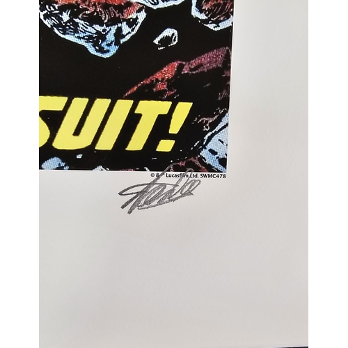 264 - Portfolio of Six Limited Edition Marvel Star Wars Comic Book Cover Prints Signed by Stan Lee, 2015
 ... 