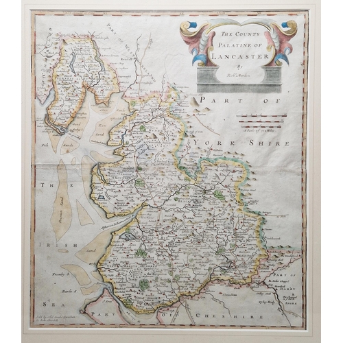 324 - After Robert Morden
 Three hand-coloured engraved maps to include 