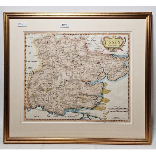 324 - After Robert Morden
 Three hand-coloured engraved maps to include 