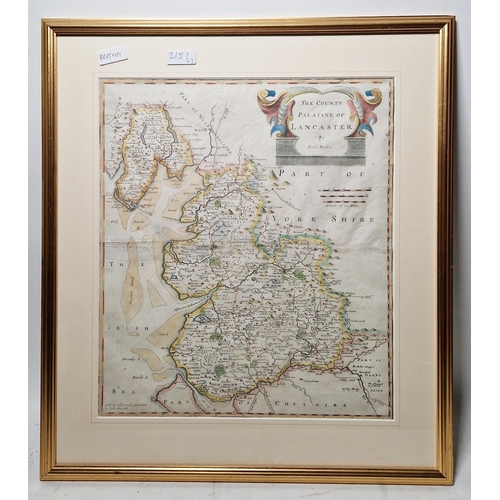 324 - After Robert Morden
 Three hand-coloured engraved maps to include 