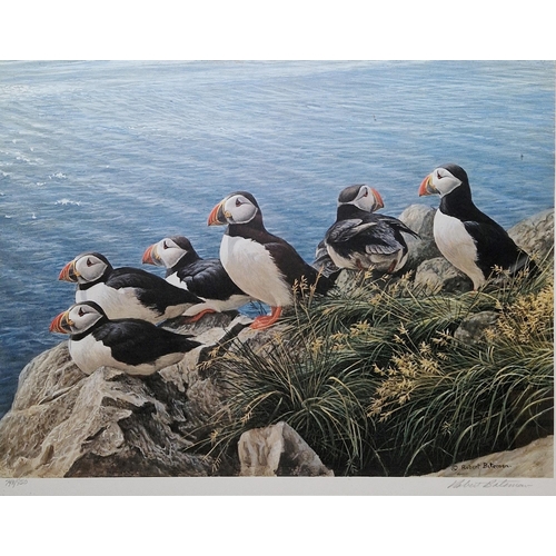 325 - After Robert Bateman (b.1930)
 Colour lithograph
 Three limited edition prints to include 