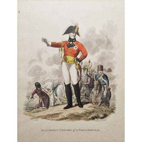 329 - Collection of 19th century coloured engravings and lithographs of military interest, including: a fr... 