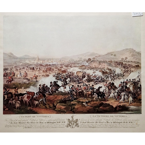 345 - A collection of 19th century military lithographs, engravings and aquatints to include Thomas Suther... 