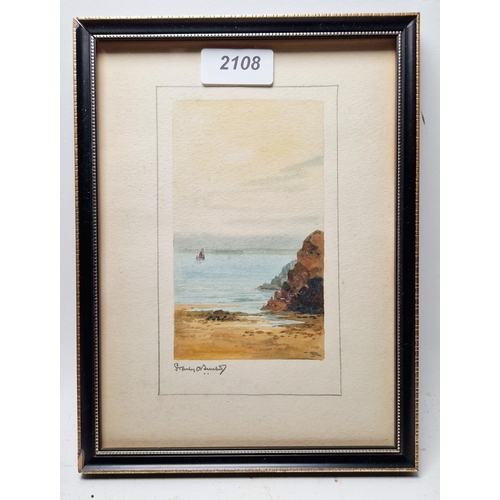 352A - Stanley A Burchett (XX)
 Set of three watercolour drawings 
 Coastal and river scenes, signed in pen... 