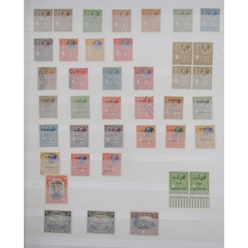 151 - GB & British Empire stamps: Boxed accumulation of QV-QEII mint and used including good quantity of e... 