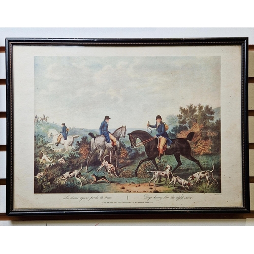 315 - Seven 19th/20th century hunting themed prints to include after Snaffles, C. L. Wood etc (7)