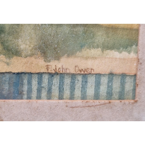 327 - F. John Owen (20th century)
 Watercolour
 