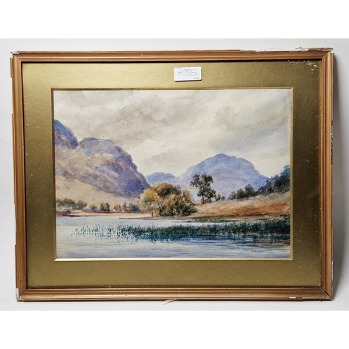 333 - LOT WITHDRAWN
Early 20th century school
 Watercolour
 Four unsigned watercolour landscapes, all fram... 