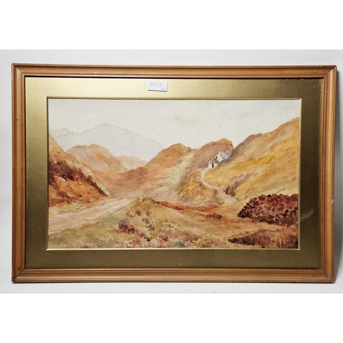 333 - LOT WITHDRAWN
Early 20th century school
 Watercolour
 Four unsigned watercolour landscapes, all fram... 