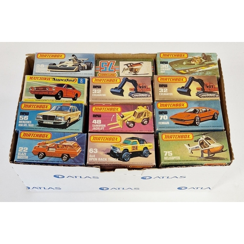 413 - Large quantity of empty Matchbox 75 boxes approximately 30 (please note these do not come with any m... 