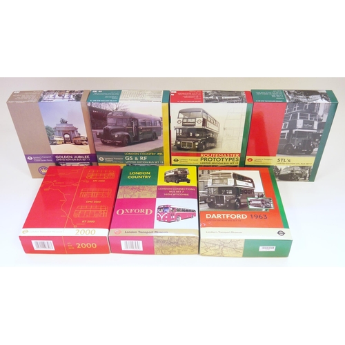 438 - Twelve boxed Exclusive First Editions (EFE) diecast bus gift sets, 1:76 scale including 7 London's T... 