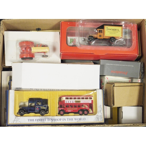 446 - Collection of boxed and carded diecast and plastic vehicles including Atlas Edition World of Stobart... 