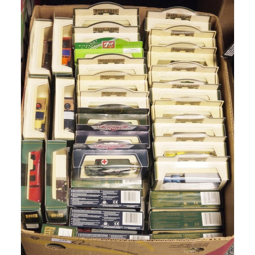 449 - Boxed Lledo 'Days Gone' diecast vans and cars, approximately 90 including Vanguards, Collectors Club... 